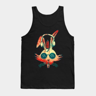 bunny ebm rave music techno Tank Top